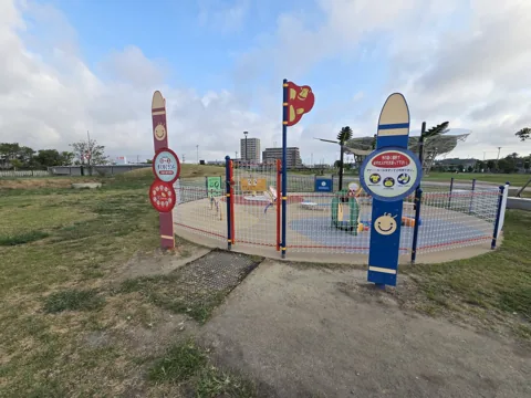 今之浦公園：0〜3歳向けすくすくランドのゲート