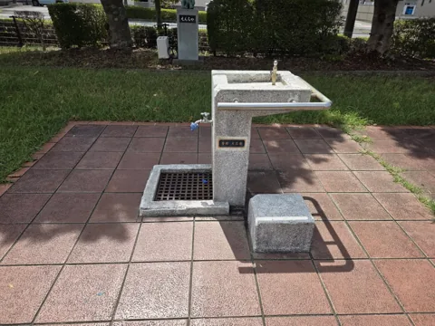 北川瀬公園：水飲み場・手洗い