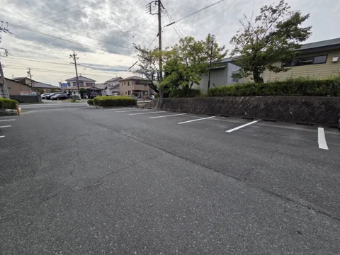 中央公園：駐車場（舗装・区画線あり）