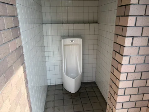 豊田原新田公園：男子トイレ内部の小便器
