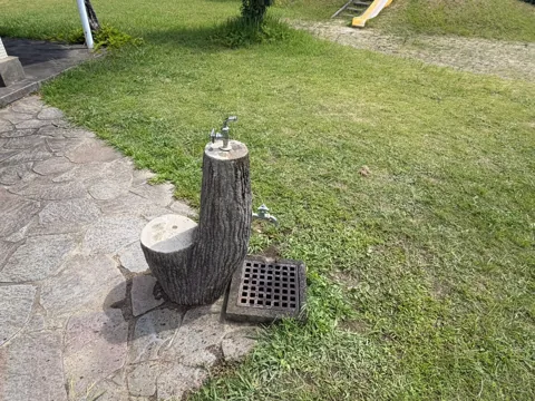 豊田森本農村公園：園内の水飲み場